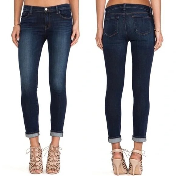 J Brand 27 Siren Skinny Jeans Dark Wash Denim - Picture 1 of 16